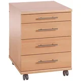 Predalnik Na Kolescih Serie 500, Barva Bukve