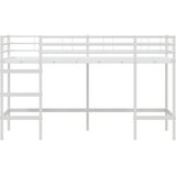  Okvir Krevet za Dječji Loft Bijelo 74,5 x 190 cm Čelik | shoptok.hr