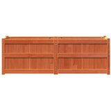  Vrtna sadilica voštano smeđe boje 150 x 50 x 50 cm od borovine | shoptok.hr