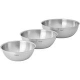 FABINI Sklede v kompletu 3 ks iz nerjavečega jekla v srebrni barvi ø 25,5 cm Lucca 3.0 – | Shoptok.si