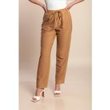 Fenzy Plus Size Dolge Hlače, Kamelje | Shoptok.si