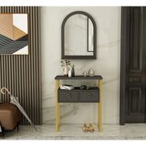 Hanah home komoda mipa mirrored - anthracite anthracitegold dresser Cene