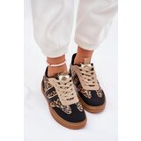 Boto Women's Sneakers From Eco Leather Leopard Black Satylies | Shoptok.si