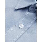 Ombre Elegant men's oxford shirt with embroidery - blue | Shoptok.si