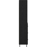  Highboard s ladicama Crni hrast 69,5 x 34 x 180 cm | shoptok.hr