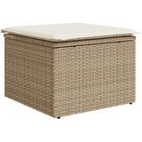  Set za vrtne sofe s jastučićima u bež poli rattan akaciji | shoptok.hr