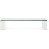 Kave Home Steklena mizica 60x140 cm Adularia – | Shoptok.si