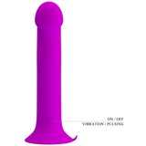 Pretty Love Murray Vibrating Dildo 19cm Purple | Shoptok.si