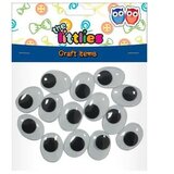 Luna 14-delni komplet plastičnih oči 20x15mm | Shoptok.si