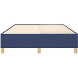  Okvir za krevet s oprugom plavi 140 x 190 cm od tkanine | shoptok.hr
