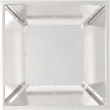 Metalna sadilica Nehrđajući čelik 40 x 40 x 15 cm | shoptok.hr