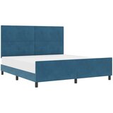  s opruga kutije Tamno plava 180 x 200 cm Baršun | shoptok.hr
