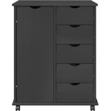  Mobilni ormar Siva 63,5 x 39 x 79 cm Čvrsto borovo drvo | shoptok.hr