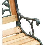  Vrtna klupa s jastukom Smeđa 116 x 54 x 73 cm boja drva | Eponuda.com