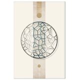  Slika - Circle with Artistic Details (1-part) - Abstract Shape 20x30 | shoptok.hr