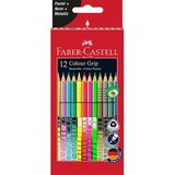 Faber-Castell Color Grip set trikotnih svinčnikov, 12 kos | Shoptok.si