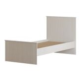 Hanah home Rb-185-10 Matte White Single Bedstead | ePonuda.com