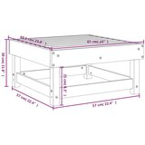  Vrtni tabure od masivne borovine | shoptok.hr