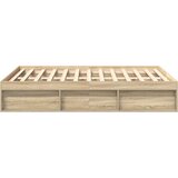  Okvir za krevet boja hrasta sonome 120 x 190 cm mali bračni | shoptok.hr