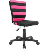 CARRYHOME MLADINSKI VRTLJIVI STOL kovina, umetna masa, tekstil črna, pink | Shoptok.si