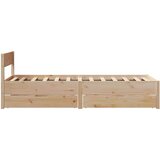 vidaXL Okvir kreveta bez madraca 100x200 cm konstruirano drvo | shoptok.hr