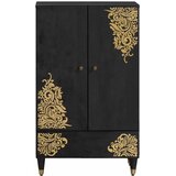  Highboard s ladicama Crna 60 x 33 x 100 cm Čvrsto drvo manga | shoptok.hr