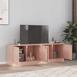 Furnova TV omarica 2 kosa roza 67x39x44 cm jeklo, (21923408) Cene