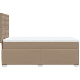  Krevet s oprugama i madrac cappuccino 80x200 cm od umjetne kože | shoptok.hr