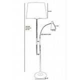 Opviq Forza 534LUN4283 Podna lampa, Crna | Eponuda.ba