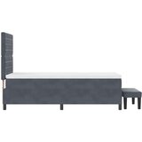  s opruga kutije Tamno siva 190 x 90 cm Baršun | shoptok.hr