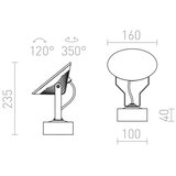 Red Design Rendl - R11753- LED spoljno zidno svetlo FOX LED/9W/230V IP65 | Eponuda.com