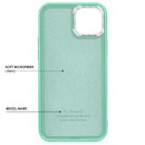 Onasi satin silikonski ovitek za iPhone 13 6.1 - mint | Shoptok.si