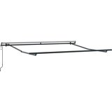  Skrovita tenda Zelena i bijela 350 x 250 cm Tkanina i Aluminij | shoptok.hr