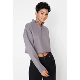 Trendyol Sweatshirt - Gray - Regular fit