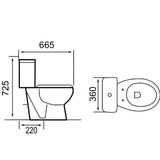 Sanotechnik Roma WC monoblok, TALNI (RS2020) | Shoptok.si