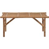  Sklopiva vrtna klupa s jastukom 118 cm od bambusa | shoptok.hr