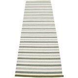 Pappelina zelen/kremno bel zunanji in notranji tekač 70x240 cm teo sage – Cene