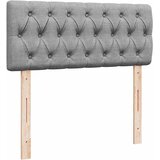  Otomanski krevet s madracem svijetlosivi 120x200 cm tkanine | shoptok.hr