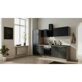 Flex-Well Kuhinjski Blok Z Aparati Capri, Črna, Barva Hrasta | Shoptok.si