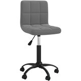  Okretna uredska stolica tamnosiva baršunasta | Eponuda.com