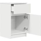 vidaXL Nočna omarica 2 kosa bela 39x35x65 cm inženirski les | Shoptok.si
