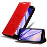 Cadorabo Ohišje, združljivo z WIKO LENNY 5 v rdeče jabolko - Zaščitni ovitek z magnetnim zapiranjem, stoječo funkcijo in režo za kartice, (20558338) | Shoptok.si