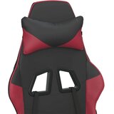 Gaming stol črno in vinsko rdeče umetno usnje | Shoptok.si