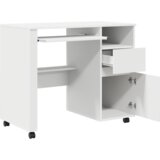 Bijeli stol s ladicama Bijela MDF Iverica Standardno Ladice | shoptok.hr