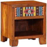  Noćni ormarići 2 kom 40 x 34 x 46 cm masivno bagremovo drvo Smeđa 40 x 35 x 45 cm | shoptok.hr