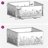 vidaXL Čelična konstrukcija/Crna Čelična konstrukcija 60 x 60 x 30 cm | shoptok.hr