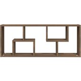 vidaXL Stenska polica rjavi hrast 36x16x90 cm konstruiran les | Shoptok.si