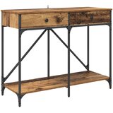  Konzolna stolica s ladicama Staro drvo 100 x 39 x 78,5 cm | shoptok.hr