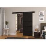 ADRK Furniture Drsna medsobna vrata Muschu 96 - črna | shoptok.hr