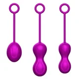 Vaginalne kuglice set, 3 komada, Ljubičaste
